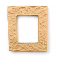 Wood Carving Decorative Frame Parallel 6cm. X 8cm.