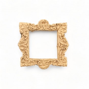 Wood Carving Decorative Frame Square 4cm. X 4cm.
