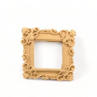 Wood Carving Decorative Frame Square 5cm. X 5cm.
