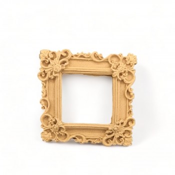 Wood Carving Decorative Frame Square 5cm. X 5cm.