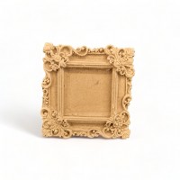 Wood Carving Decorative Frame Square 5cm. X 5cm.