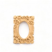 Wood Carving Decorative Frame Parallel 3cm. X 5cm.