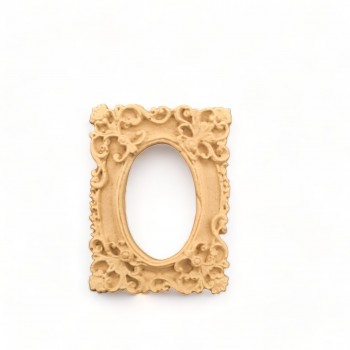Wood Carving Decorative Frame Parallel 3cm. X 5cm.