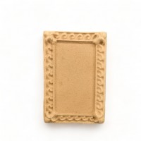 Wood Carving Decorative Frame Parallel 5cm. X 7cm.