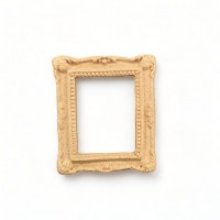 Wood Carving Decorative Frame Parallel 5cm. X 4cm.