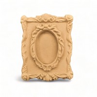 Wood Carving Decorative Frame Parallel 7cm. X 6cm.