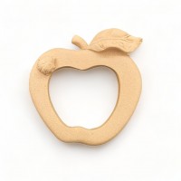 Wood Carved Decorative Frame Apple 7cm. X 4cm.