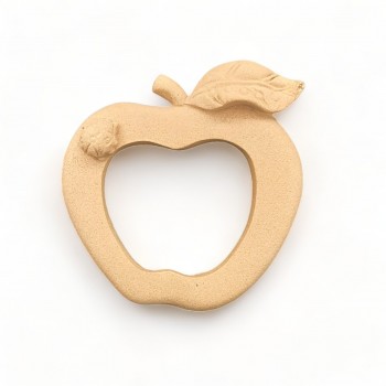 Wood Carved Decorative Frame Apple 7cm. X 4cm.