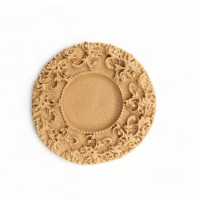 Wood Carved Decorative Wreath Diameter 5cm.