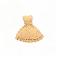 Wood Carved Dress 6cm.X 7cm