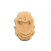 Wood Carved Decorative Bust 4cm. X 6cm.