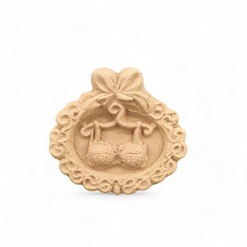 Wood Carved Decorative Underwear 6cm. X 5cm.