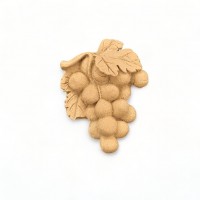 Wood Carved Decorative Grape 6cm. X 4cm.