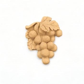 Wood Carved Decorative Grape 6cm. X 4cm.
