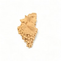 Wood Carved Decorative Grape 6cm. X 3cm.