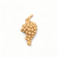 Wood Carved Decorative Grape 5cm. X 3cm.