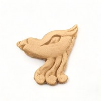 Wood Carved Decorative Peacock 5cm. X 4cm.