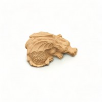 Wood Carved Decorative Dragon 6cm. X 4cm.