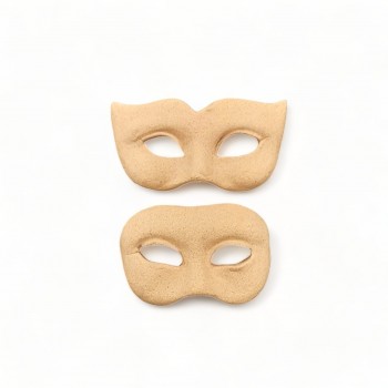 Wood Carving Decorative Mask set of 2 Pieces 4cm. X 2cm.