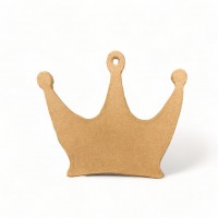 Wood Carved Decorative Crown 6cm. X 7cm.