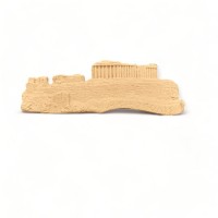 Wood Carved Acropolis 10cm. X 3cm