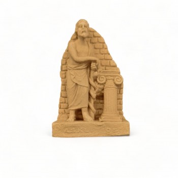 Wood Carved Ancient Greece 7cm. X 5cm.
