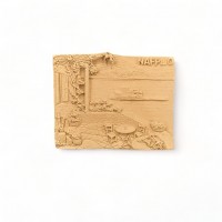 Wood Carved Nafplio 7cm. X 5cm.