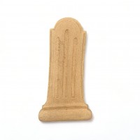 Wood Carved Decorative Column 9cm. X 5cm