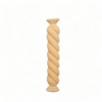 Wood Carved Decorative Column 18cm. X 3cm