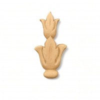 Wood Carved Decorative Column 6cm. X 3cm.