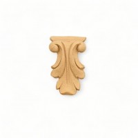 Wood Carved Decorative Column 5cm. X 3cm.