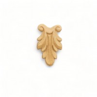 Wood Carved Decorative Column 5cm. X 3cm.