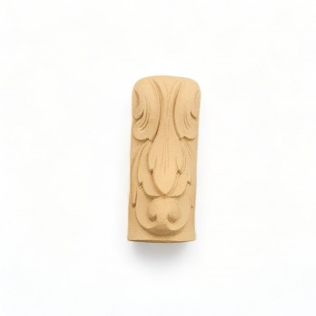 Wood Carved Decorative Column 8cm. X 3cm