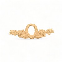 Wood Carved Wreath Garland 17cm. X 6cm.