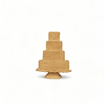 Wood Carving Decorative Cake 4cm. X 3cm.