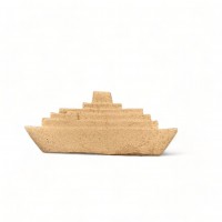 Wood Carved Decorative Boat 5cm. X 2cm