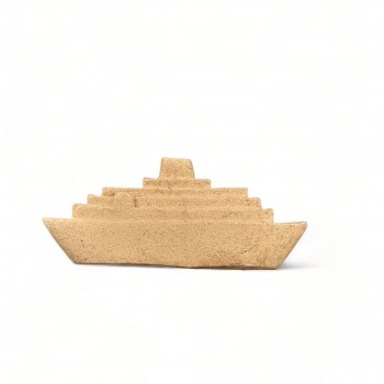 Wood Carved Decorative Boat 5cm. X 2cm