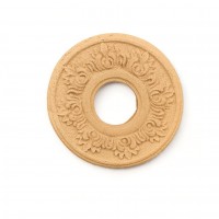 Wood Carved Decorative Wreath Diameter 6cm