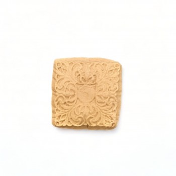 Wood Carved Decorative Tile 3cm. X 3cm.
