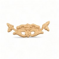 Wood Carving Decorative Center 10cm. X 3.5cm.