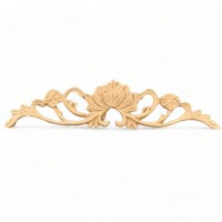 Wood Carving Decorative Center 11cm. X 2cm.