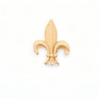 Wood Carved Decorative Royal Lily 1.4cm. X 1.7cm.