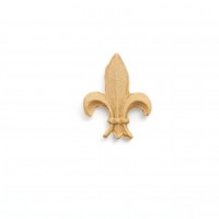 Wood Carved Decorative Royal Lily 1.7cm. X 2cm.