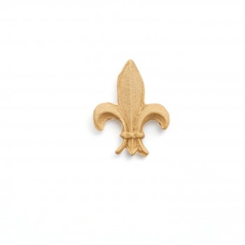 Wood Carved Decorative Royal Lily 1.7cm. X 2cm.
