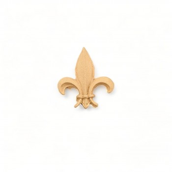 Wood Carved Decorative Royal Lily 2cm. X 3cm.