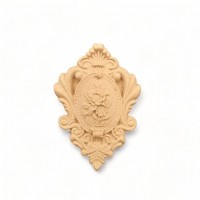 Wood Carved Decorative Thyroid 6cm. X 4cm.