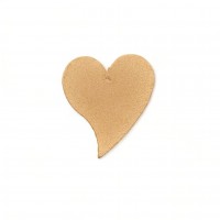 Wood Carved Decorative Heart 4cm. X 5cm.