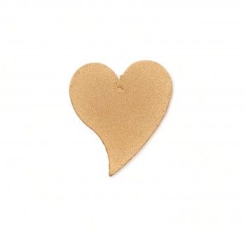 Wood Carved Decorative Heart 4cm. X 5cm.