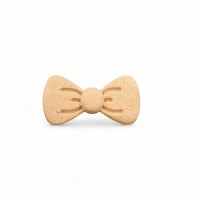 Wood Carved Decorative Bow 3.1cm. X 1.7cm.