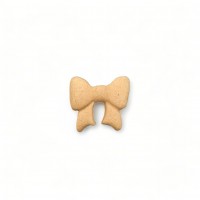 Wood Carved Decorative Bow 2cm. X 1.8cm.